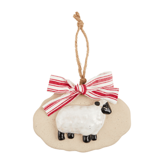 assorted farm animal ornaments