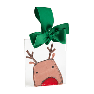 reindeer acrylic ornament