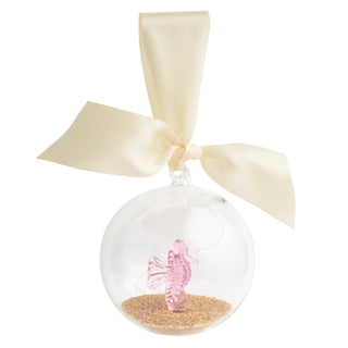 glass ssea horse ornament