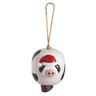 christmas cow ornament