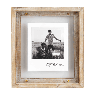 best dad ever brass picture frame