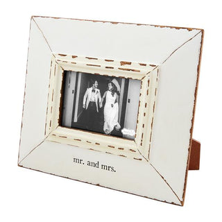 distressed wedding frame