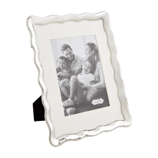 large wavy metal frame