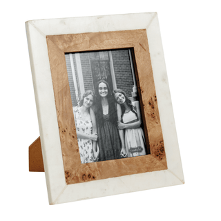 burlwood and marble frames - assorted