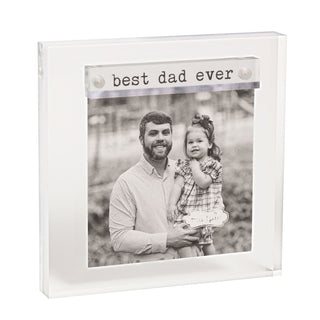 best dad ever mini acrylic frame
