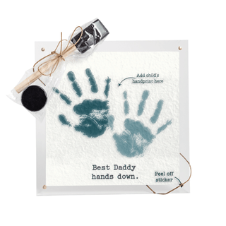 dad acrylic handprint frame