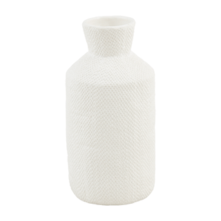 tall pressed textured vase