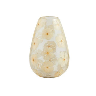 small pressed flower vase