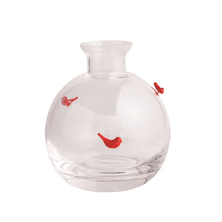 glass christmas bud vases - assorted