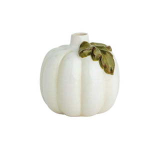 small ceramic pumpkin bud vase