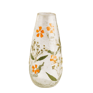 small pressed flower vase