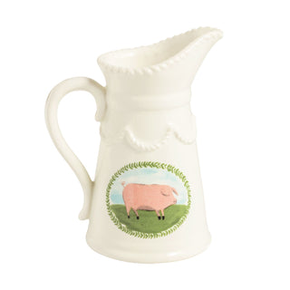 mini farm animal pitcher vases - assorted
