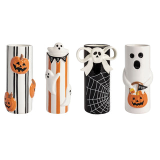 halloween stem vases - assorted