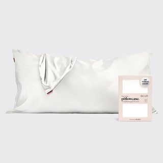 king satin pillowcase - ivory