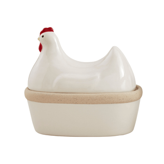 chicken lid and dish set