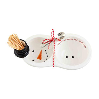 christmas double dish set