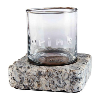 gray dof glass and chilling stone set