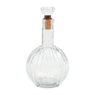 glass door knob decanters - assorted