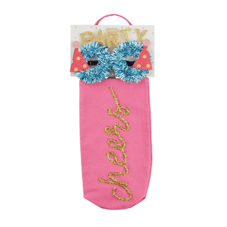 cheers wine bag glasses set