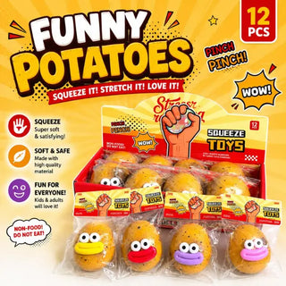 funny potatoes squishy toy