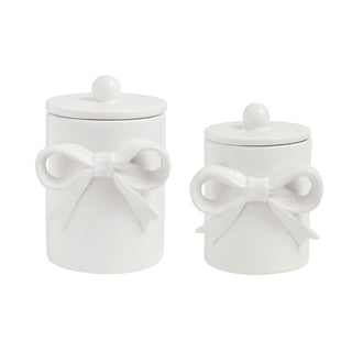 bow canisters - assorted