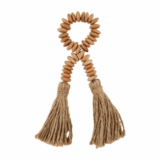 beaded tassel napkin ring - assorted