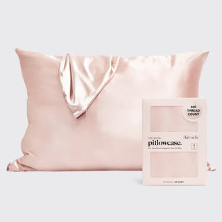 standard satin pillowcase - blush