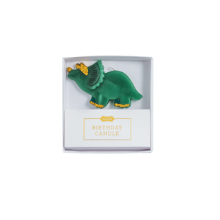 dinosaur figural birthday candle