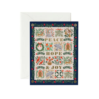 christmastide greetings card
