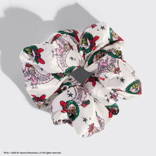the grinch satin pillowcase scrunchie - cindy lou who