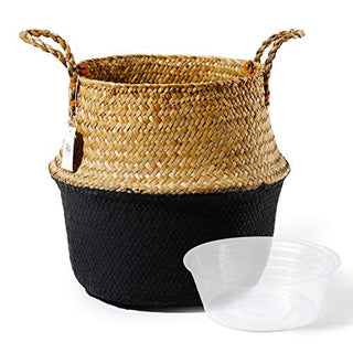 seagrass hand woven belly basket