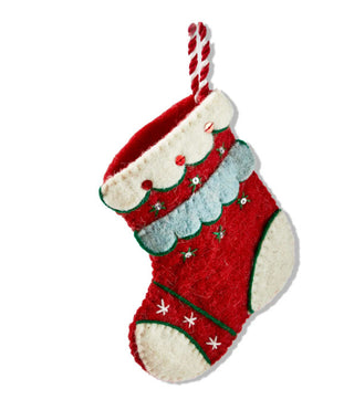 whimsy stocking gift card holder