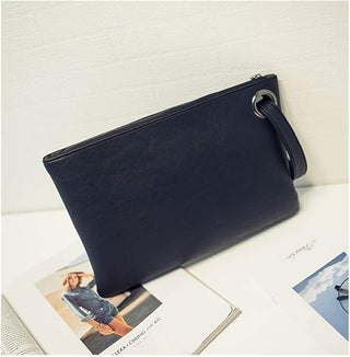 Envelope wristlet clutch bag