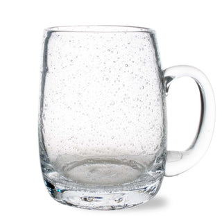 bubble glass beer mug