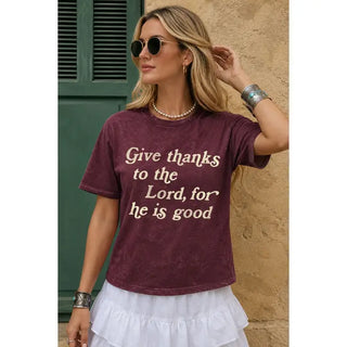 give thanks mineral graphic tee