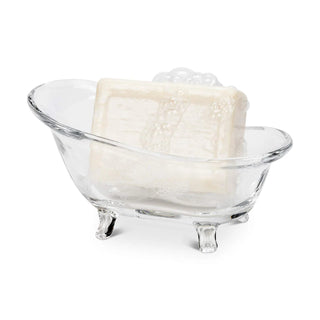 glass bathtub soap dish