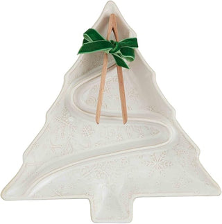 white christmas tree divided server