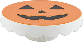 pumpkin/santa reverse pedestal tray