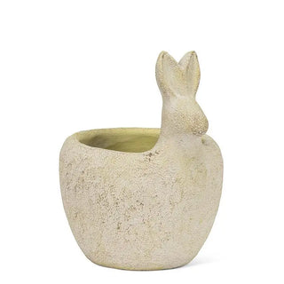 planter with rabbit head - assorted