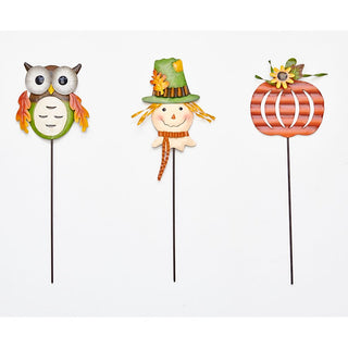 fall yard stakes - assorted