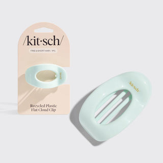 sage leaf flat cloud clip - small
