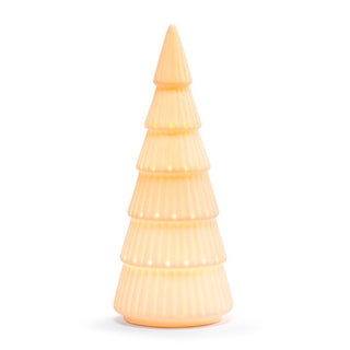 white LED ceramic tree figure - large