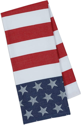stars & stripes jacquard dishtowel