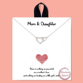 mom & daughter necklace