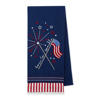 born to sparkle embellished dish towel