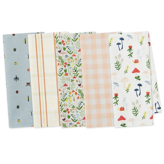 spring forage dishtowels -assorted