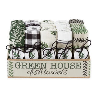 green house assorted dish towels