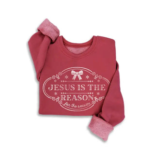 jesus is the reason mineral sweatshirt