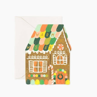 gingerbread house card