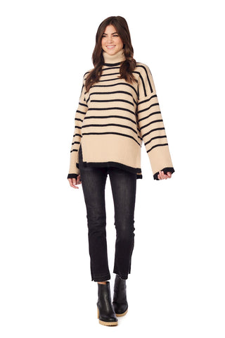 dunn striped sweater